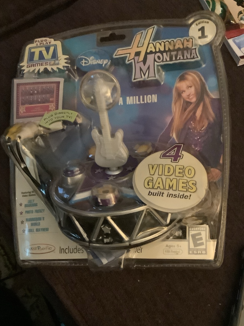 Hannah Montana Vintage Plug & Play TV Video Game